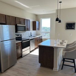 kitchen at Monarch on Main located in St. Prairie, WI